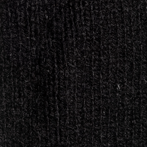 Knitted Cashmere Scarf - Black