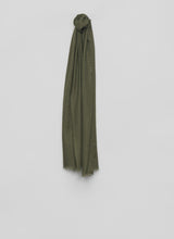 Load image into Gallery viewer, BeggxCo Cashmere Wispy Scarf - Army