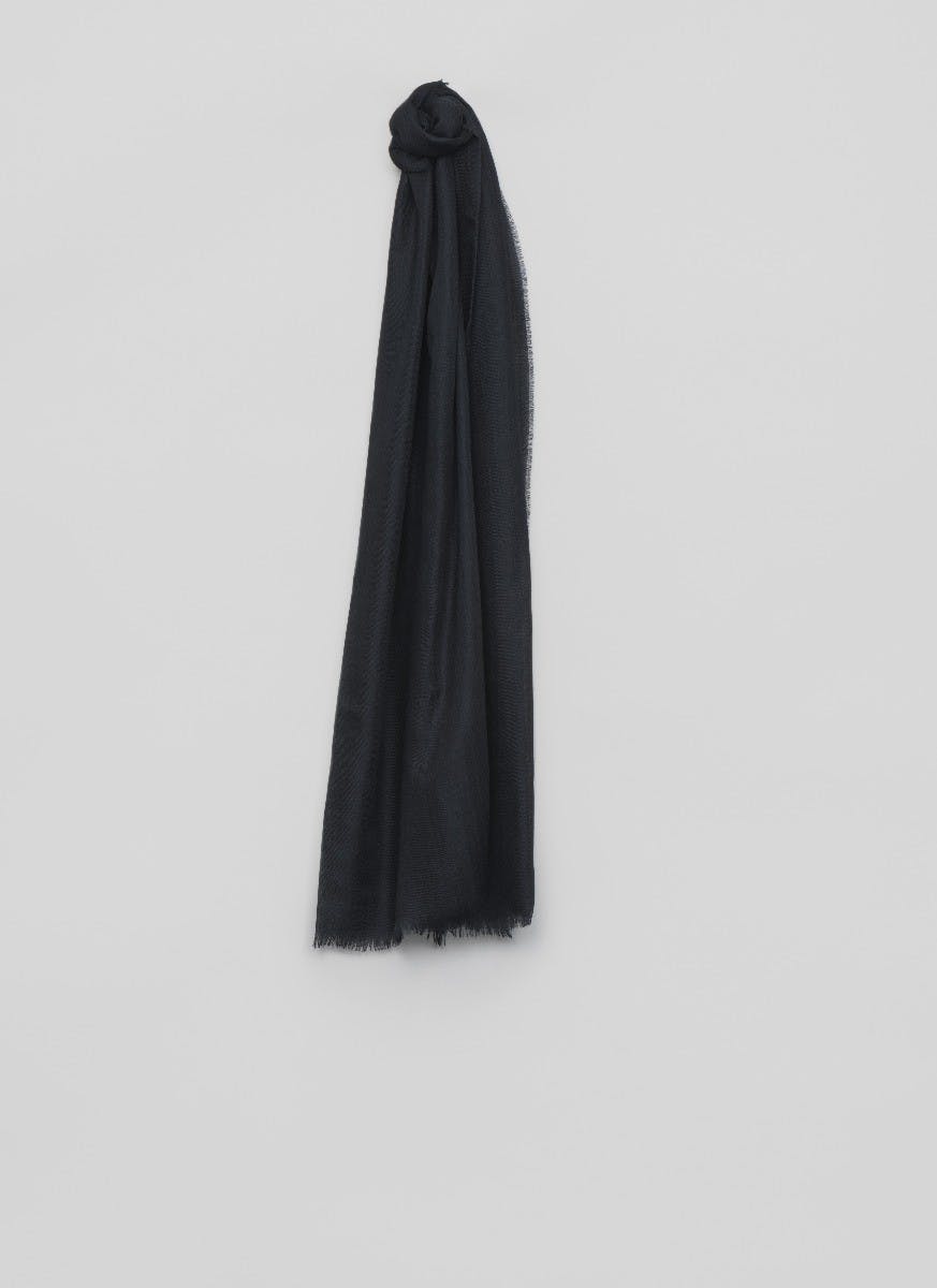 BeggxCo Cashmere Wispy Scarf - Black